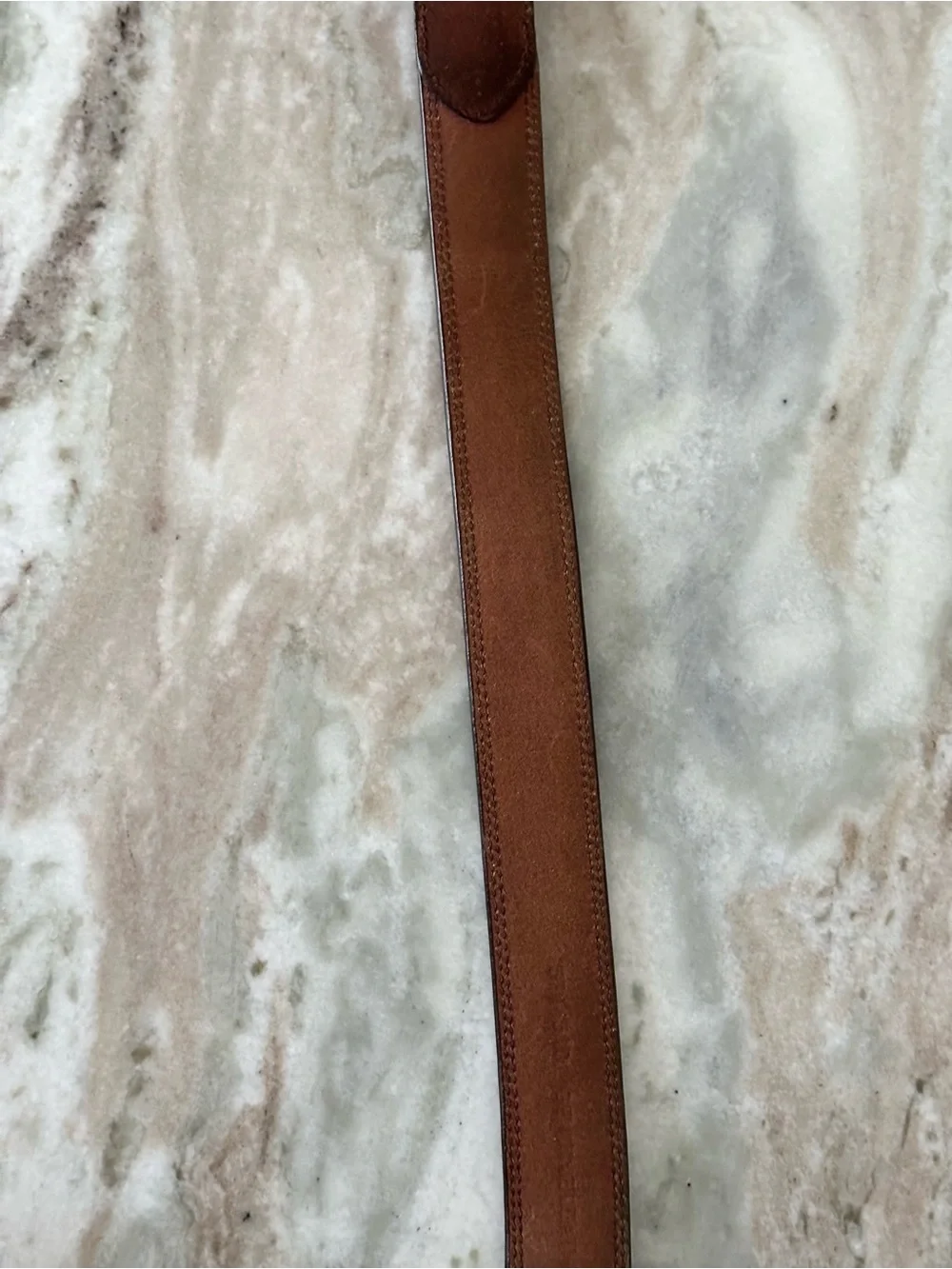 Camo & Brown Leather Lined Belt - Camouflage / Outdoor / Hunting / Fishing